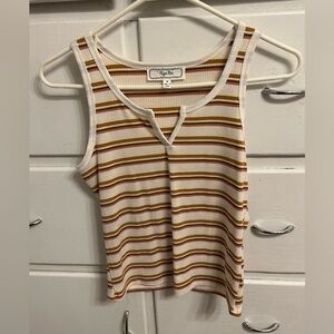 Hippie Rose Multicolor Striped Tank Top